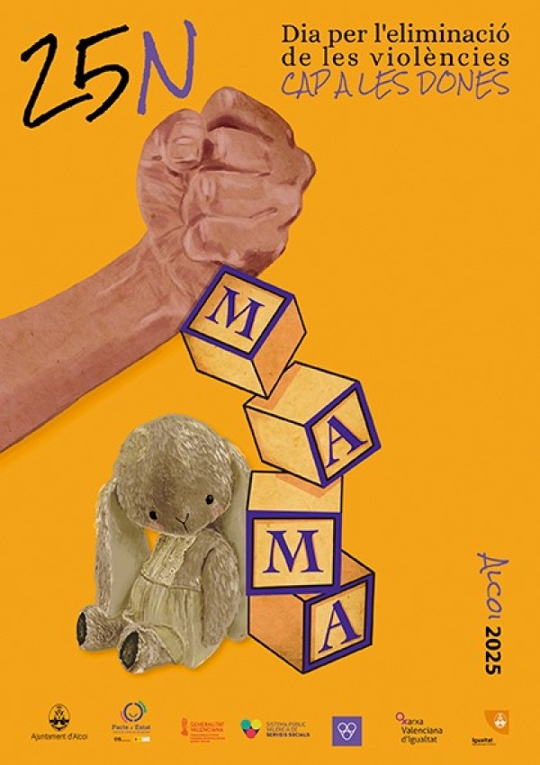 Cartel 25N con motivo de Día Mundial por la eliminación de la violencia hacia las mujeres